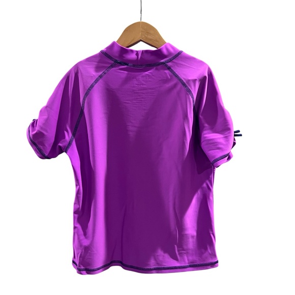 L.L. Bean Girls Rashguard Swim Top - Picture 2 of 3